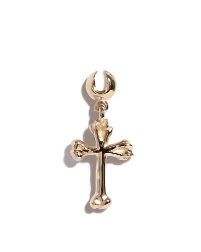 Solid 9ct Gold Sammi Bones Crucifix Charm