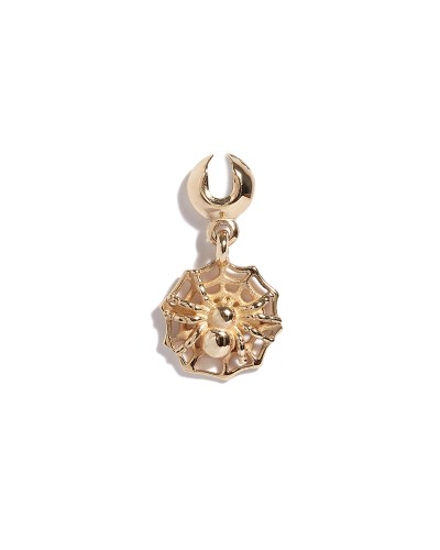Solid 9ct Gold Sammi Spider and Web Charm